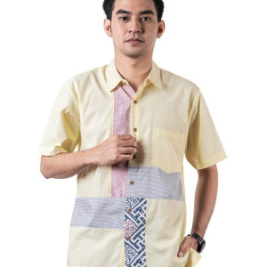 Kemeja Pria - Bhatara Batik Colton 5231 Kuning