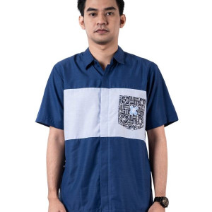 Kemeja Pria - Bhatara Batik Lander 5520 Navy