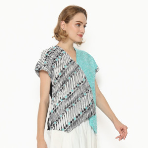 Blouse Wanita - Bhatara Batik Finny 5559A Tosca Hitam