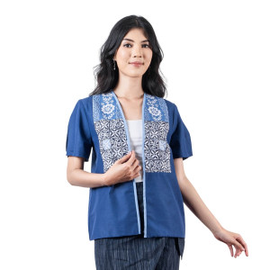 Blazer Wanita - Bhatara Batik Keiko 5549 Navy