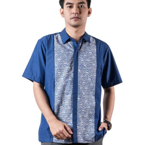 Kemeja Pria - Bhatara Batik Mallory 5544 Navy