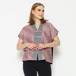 Blouse Wanita - Bhatara Batik Olivia 5230 Dusty Pink