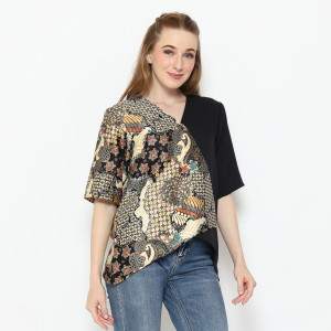 Blouse Wanita - Bhatara Batik Callia 3431 Hitam