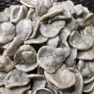 krupuk jengkol bantat pedas cikruh kemasan 1ball isi 2kg