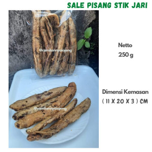 Sale Pisang Jari Stik Goreng Manis Gurih