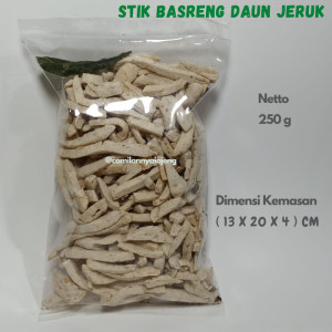 Stik Basreng Baso Ikan Goreng Pedas Gurih Daun Jeruk